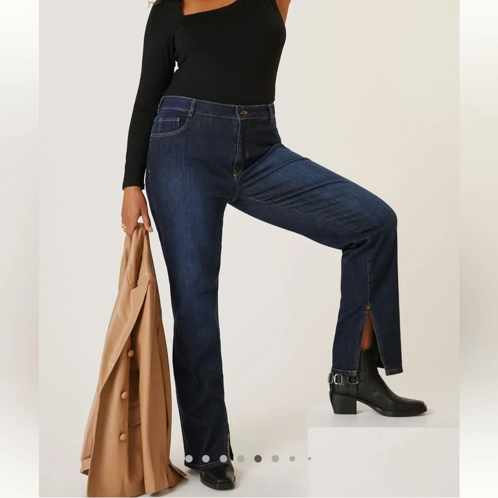 Final Sale 👀 No More Low Offers Anthropologie PILCRO THE SPLIT STRAIGHT JEANS